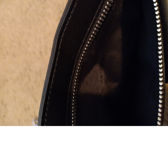 BNWT - CALVIN KLEIN - BLACK WALLET - SMALL SADDLE BAG - Picture 3 of 6